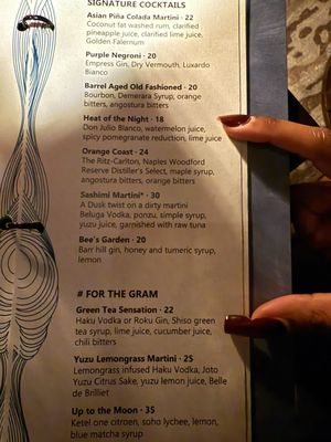 Menu photo 3 Dusk Naples, FL
