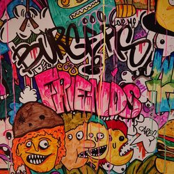 Burgers & Friends - The toilet deco.