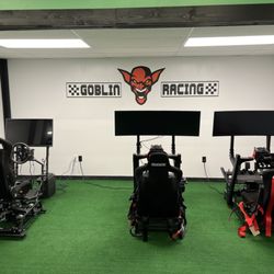 Goblin Cards And Collectibles - We offer racing simulators! These are fun for all ages. Racing simulators are an immersive driving experience.