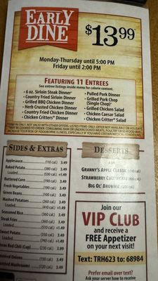 Menu photo 8 Texas Roadhouse Bakersfield, CA