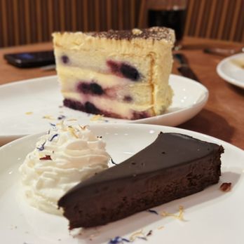 Bacchus Restaurant & Wine Bar - Tiramisu and chocolate torte - Wine Bars Near Me - Rohnert Park, California