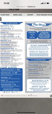 Menu photo 3 The Pilot Tavern Toronto, ON Menu photo 3 The Pilot Tavern Toronto, ON