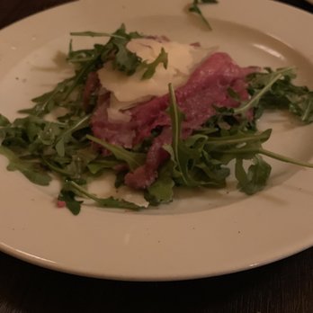 La Sala Restaurant - Beef carpaccio with arugula - Italian Near Me - Toronto, Ontario