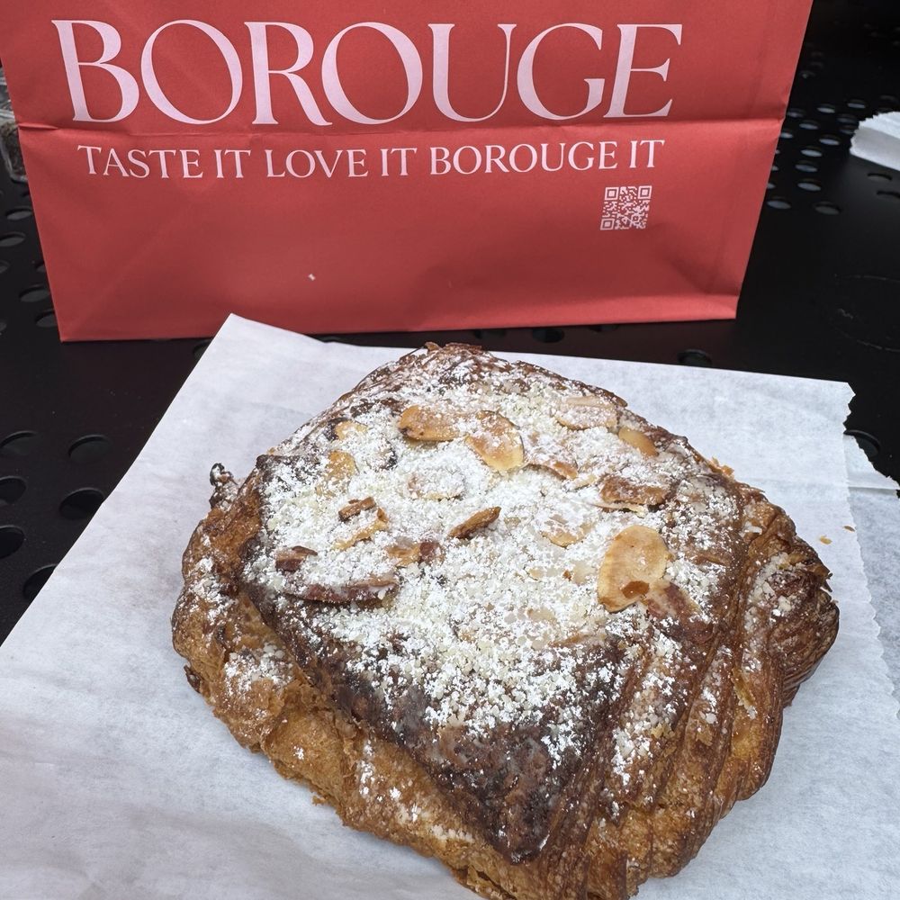 Borouge - Almond croissant - Cafes Near Me - Costa Mesa, California