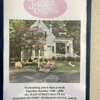 Jack's Outback Restaurant - Menu and address - Breakfast & Brunch Near Me - Yarmouth Port, Massachusetts
