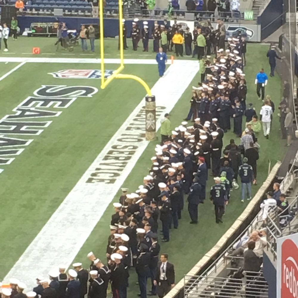 Seattle Seahawks - Salute To Service! Thank you for your service troops!!! - Professional Sports Teams Near Me - Seattle, Washington Seattle Seahawks - Salute To Service! Thank you for your service troops!!! - Professional Sports Teams Near Me - Seattle, Washington