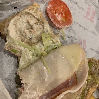 Jimmy John's - Really small end of tomato - Sandwiches Near Me - The Woodlands, Texas Jimmy John's - Really small end of tomato - Sandwiches Near Me - The Woodlands, Texas
