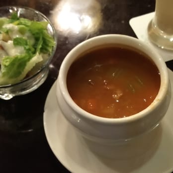 Ten Ren's Tea - Caesar salad and Russian borshch soup - Tea Rooms Near Me - Thornhill, Ontario Ten Ren's Tea - Caesar salad and Russian borshch soup - Tea Rooms Near Me - Thornhill, Ontario