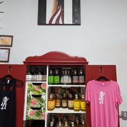 Puerto Rico Distillery - Some of the bottles available for purchase. Delicious.