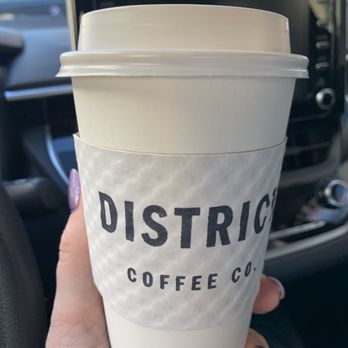 District Coffee - District Latte... dark chocolate and coconut, pretty tasty! - Coffee & Tea Near Me - El Paso, Texas District Coffee - District Latte... dark chocolate and coconut, pretty tasty! - Coffee & Tea Near Me - El Paso, Texas
