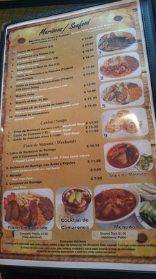 Menu photo 7 El Huarache Veloz Pinellas Park, FL