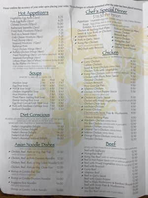 Menu photo 8 Dragon King Colorado Springs, CO