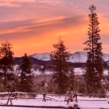 Devil's Thumb Ranch - Sunrise from our cabin. - Resorts Near Me - Tabernash, Colorado Devil's Thumb Ranch - Sunrise from our cabin. - Resorts Near Me - Tabernash, Colorado