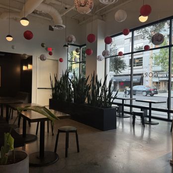Cora Coffee - Picture of seating and lantern decorations - Coffee & Tea Near Me - Sacramento, California Cora Coffee - Picture of seating and lantern decorations - Coffee & Tea Near Me - Sacramento, California