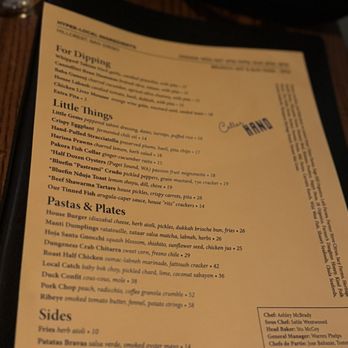 Cellar Hand - Food menu - Mediterranean Near Me - San Diego, California
