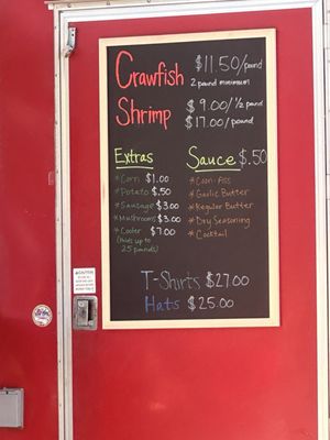 Menu photo 1 Hans' Crawfish Services Tomball, TX
