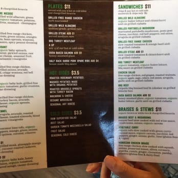Urban Plates - One side of the menu. - Salad Near Me - Pasadena, California Urban Plates - One side of the menu. - Salad Near Me - Pasadena, California