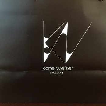 Kate Weiser Chocolate - Trinity Groves - sleek bag that will be recycled for sure! - Desserts Near Me - Dallas, Texas