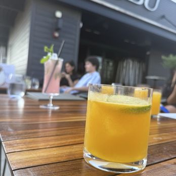 Rooftop At Nobu Hotel Chicago - Lilikoi Margarita - Japanese Near Me - Chicago, Illinois