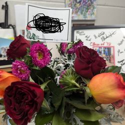 This was the actual arrangement. Not even close! What a sloppy mess!