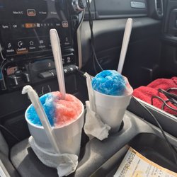 SnoDaze Shaved Ice - Pink and Blue Cotton Candy