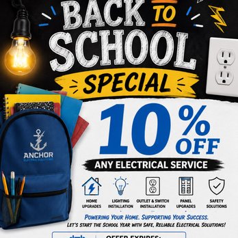 Anchor Electric Solutions - Special promotion! - Electricians Near Me - Converse, Texas Anchor Electric Solutions - Special promotion! - Electricians Near Me - Converse, Texas