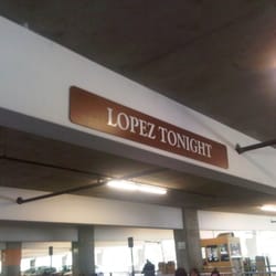 Lopez Tonight - The waiting garage