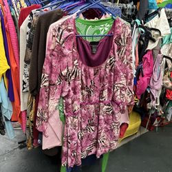 Melodies Thrift Store - Plus size blouses around $5