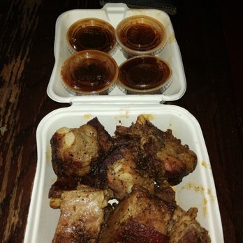 Central City BBQ - $6 Rib tips to Geaux w sauces. A win anyway Any day - Barbeque Near Me - New Orleans, Louisiana