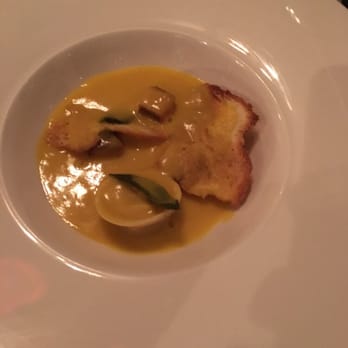 First & Oak - Butternut squash soup with tortellini - New American Near Me - Solvang, California