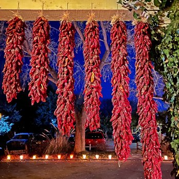El Pinto - Dried red chili  - decorations - New Mexican Cuisine Near Me - Albuquerque, New Mexico