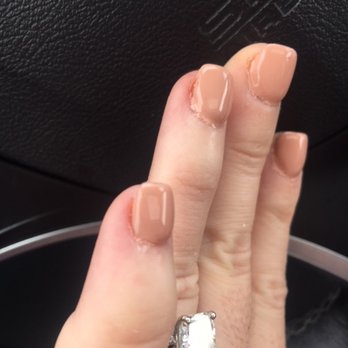 Julie's Nails - Looks like my 5 year old niece painted my nails...Surely not worth the $40 I spent - Nail Salons Near Me - warminster, Pennsylvania Julie's Nails - Looks like my 5 year old niece painted my nails...Surely not worth the $40 I spent - Nail Salons Near Me - warminster, Pennsylvania