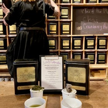 Harney & Sons - My tastings + proof that you must have a knack for acrobatics and bravery to work here (yeah, that IS a rolling library ladder) - Coffee & Tea Near Me - New York, New York Harney & Sons - My tastings + proof that you must have a knack for acrobatics and bravery to work here (yeah, that IS a rolling library ladder) - Coffee & Tea Near Me - New York, New York