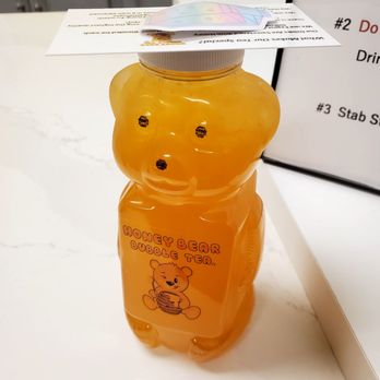 Honey Bear Bubble Tea - bear shaped bottle of honey - Coffee & Tea Near Me - Tonawanda, New York Honey Bear Bubble Tea - bear shaped bottle of honey - Coffee & Tea Near Me - Tonawanda, New York
