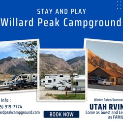 Willard Peak Campground - We are the perfect Stay and Play location. Stay for the night but play for the day!! We have a lot to be seen in our area.