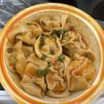 Shanghai You Garden - Spicy pork and vegetable wontons - Dim Sum Near Me - Westbury, New York Shanghai You Garden - Spicy pork and vegetable wontons - Dim Sum Near Me - Westbury, New York