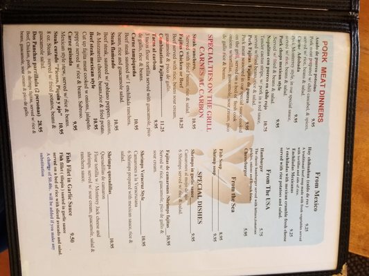 Menu photo 4 Dos Panchas Mexican Restaurant Mesquite, TX