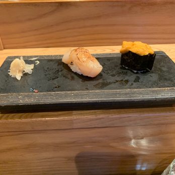 Sushi Kashiba - Seared scallop and uni - Japanese Near Me - Seattle, Washington
