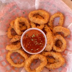 Groupers At the Pier - Calamari