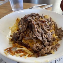 Waffle House - Cheesesteak hashbrown bowl