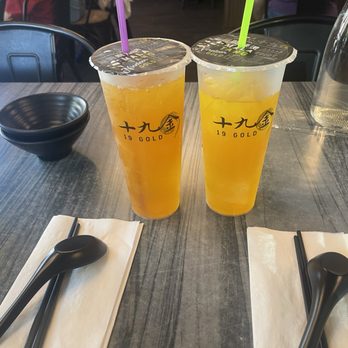 19 GOLD - Mango Green Tea - Taiwanese Near Me - Seattle, Washington 19 GOLD - Mango Green Tea - Taiwanese Near Me - Seattle, Washington