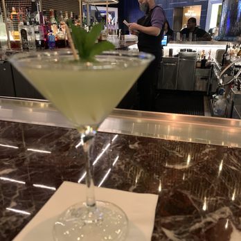 Vesper Bar - Custom made cocktail by Lex with muddled cucumbers, ginger, mint, and MAGIC! - Lounges Near Me - Las Vegas, Nevada Vesper Bar - Custom made cocktail by Lex with muddled cucumbers, ginger, mint, and MAGIC! - Lounges Near Me - Las Vegas, Nevada