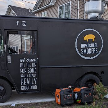 Impractical Smokers - a black food truck - Food Trucks Near Me