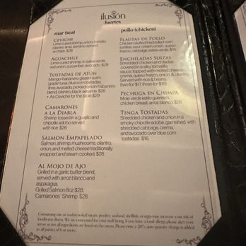Ilusión - Menu - Cocktail Bars Near Me - Mansfield, Texas Ilusión - Menu - Cocktail Bars Near Me - Mansfield, Texas