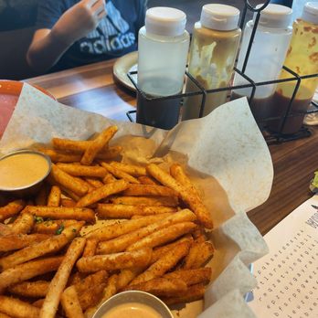 Lazy Dog Restaurant & Bar - Spicy limey fries - New American Near Me - Garland, Texas Lazy Dog Restaurant & Bar - Spicy limey fries - New American Near Me - Garland, Texas