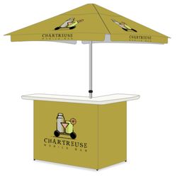 Chartreuse Mobile Bar