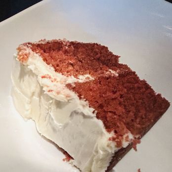 Simon's - Included in the meal is a piece of red velvet cake - Italian Near Me - Des Moines, Iowa