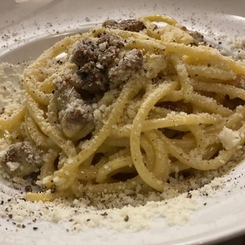 Roscioli - Burnt guanciale on the carbonara - Salumerie Near Me - Rome, RM Roscioli - Burnt guanciale on the carbonara - Salumerie Near Me - Rome, RM
