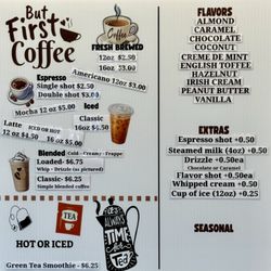 New drink menu