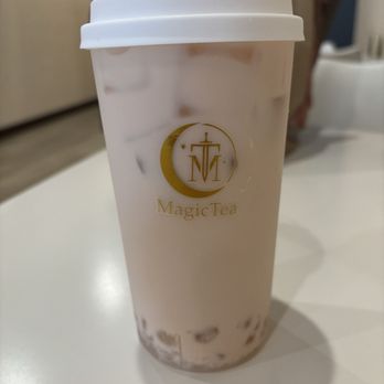 Magic Tea - Earl Grey Milk Tea with rose syrup half sweet - Juice Bars & Smoothies Near Me - La Verne, California Magic Tea - Earl Grey Milk Tea with rose syrup half sweet - Juice Bars & Smoothies Near Me - La Verne, California